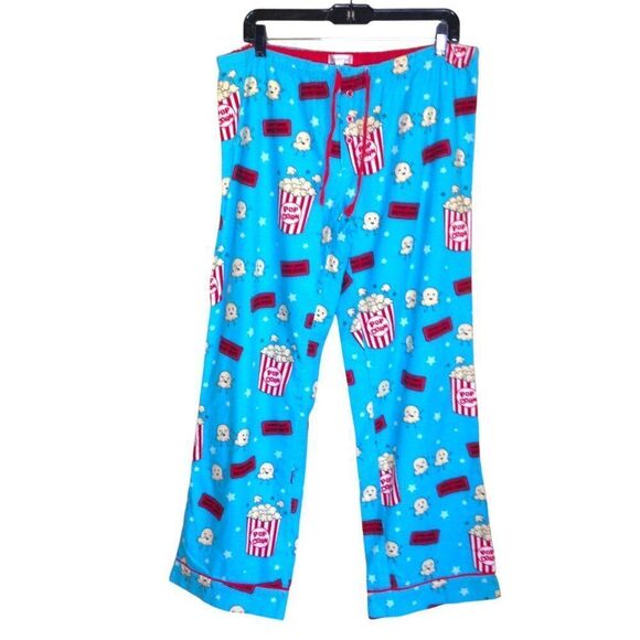 Insomniax Theater Popcorn Pajama Lounge Pants Large - Picture 1 of 8